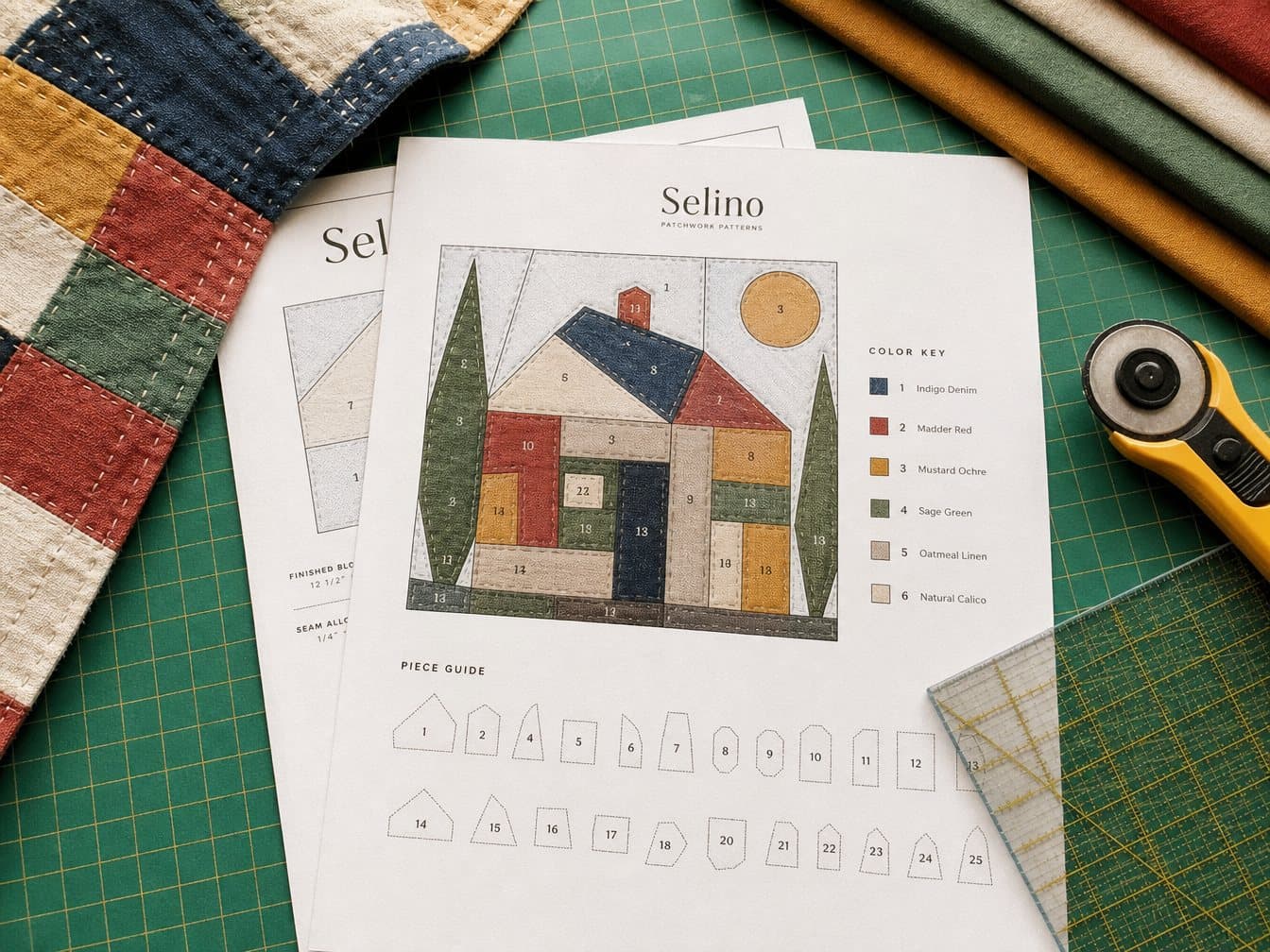 Printable piece templates